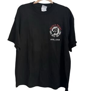 Vintage Britney Spears Onyx Hotel Tour 2004 Local Crew Black T Shirt size XL